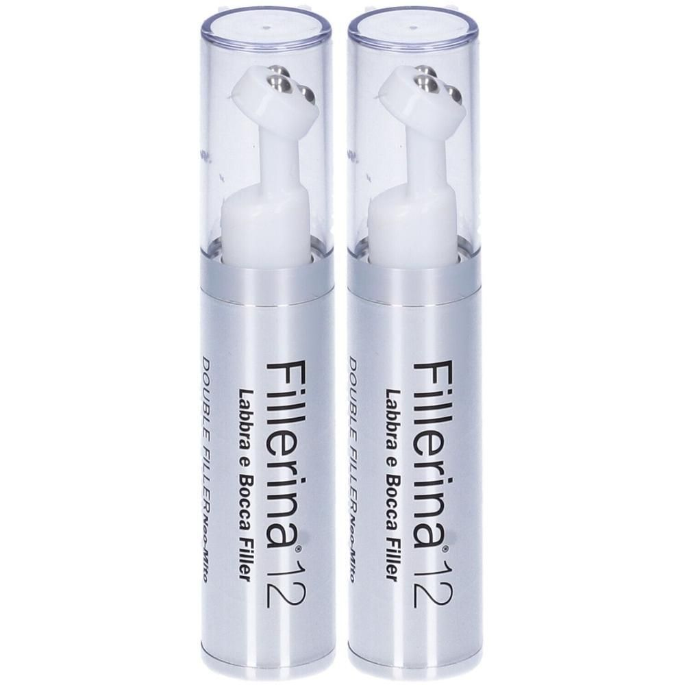 LABO Fillerina 12 Double Filler Neo Mito Labbra E Bocca Gel Base Grado 4 Dispenser Lip Massage Tip