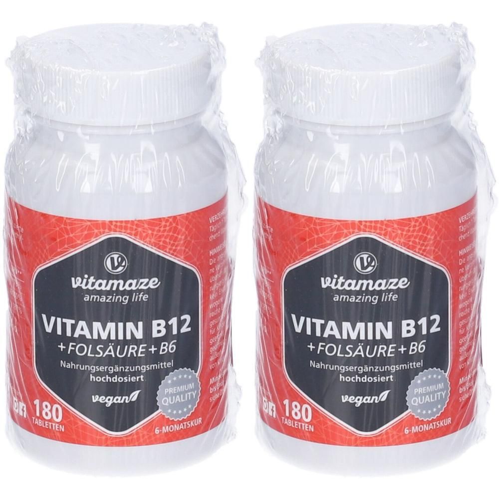 Vitamaze Vitamin B12 + Acido Folico + B6