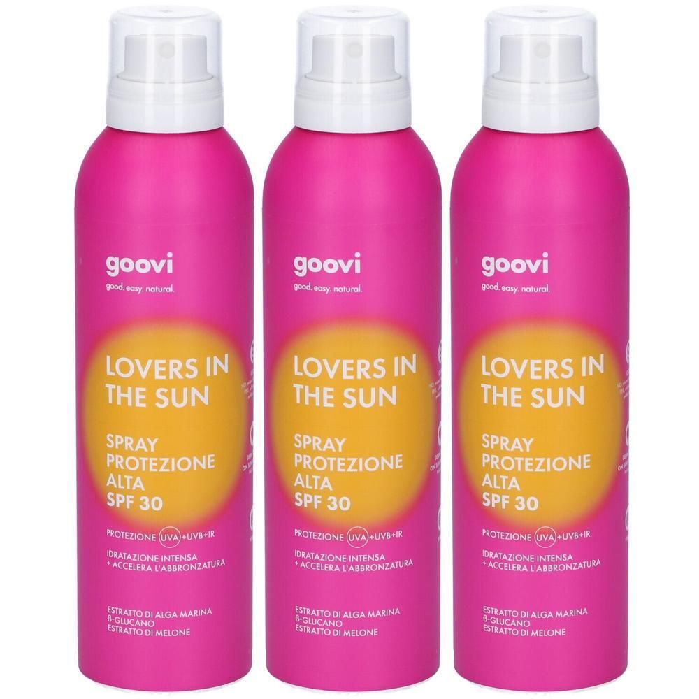 Goovi Lovers In The Sun Spray Solare Corpo Protezione Alta SPF30