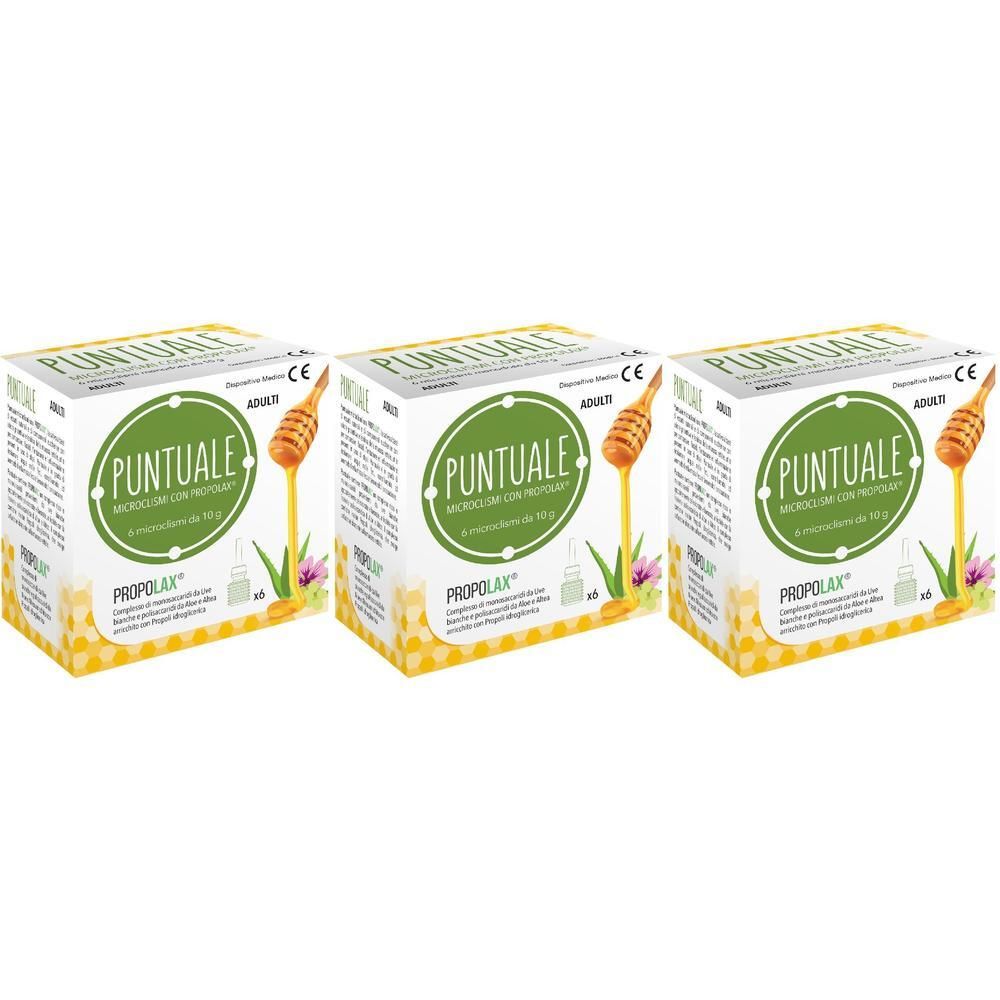 PUNTUALE MICROCLISMI 10 g Adulti 6 contenitori monouso