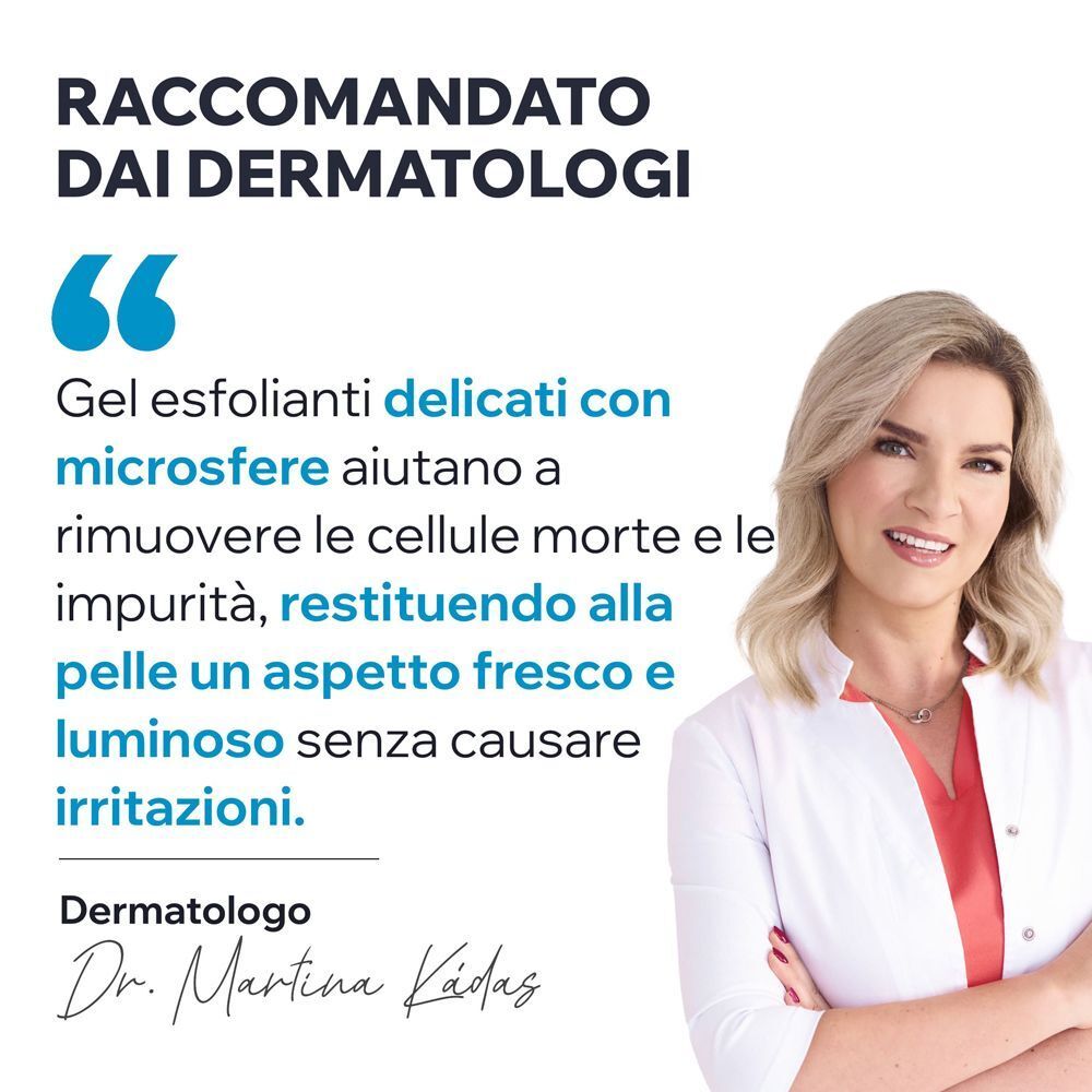 URIAGE Gelée gommage delicato, esfoliante scrub viso, pelle sensibile normale