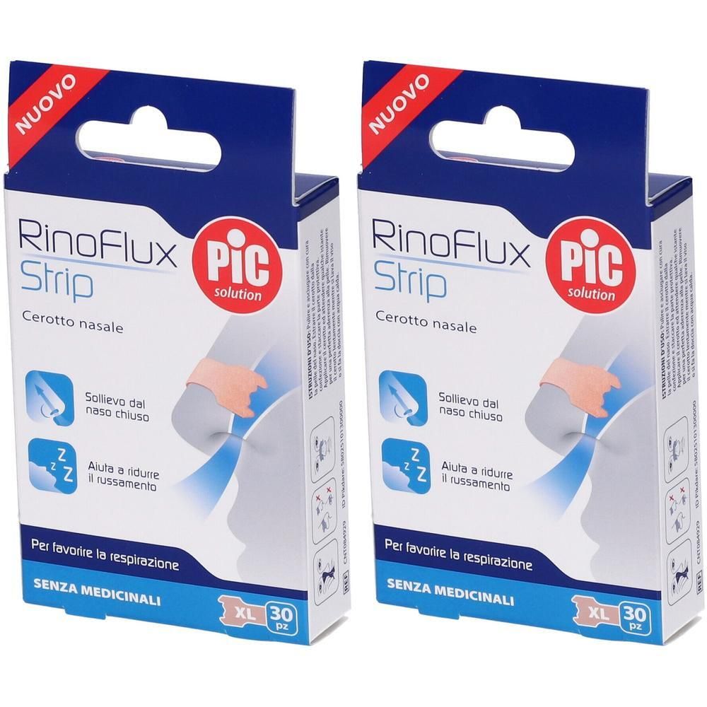 PIC RinoFlux Strip Cerotto Nasale Misura XL 30pz