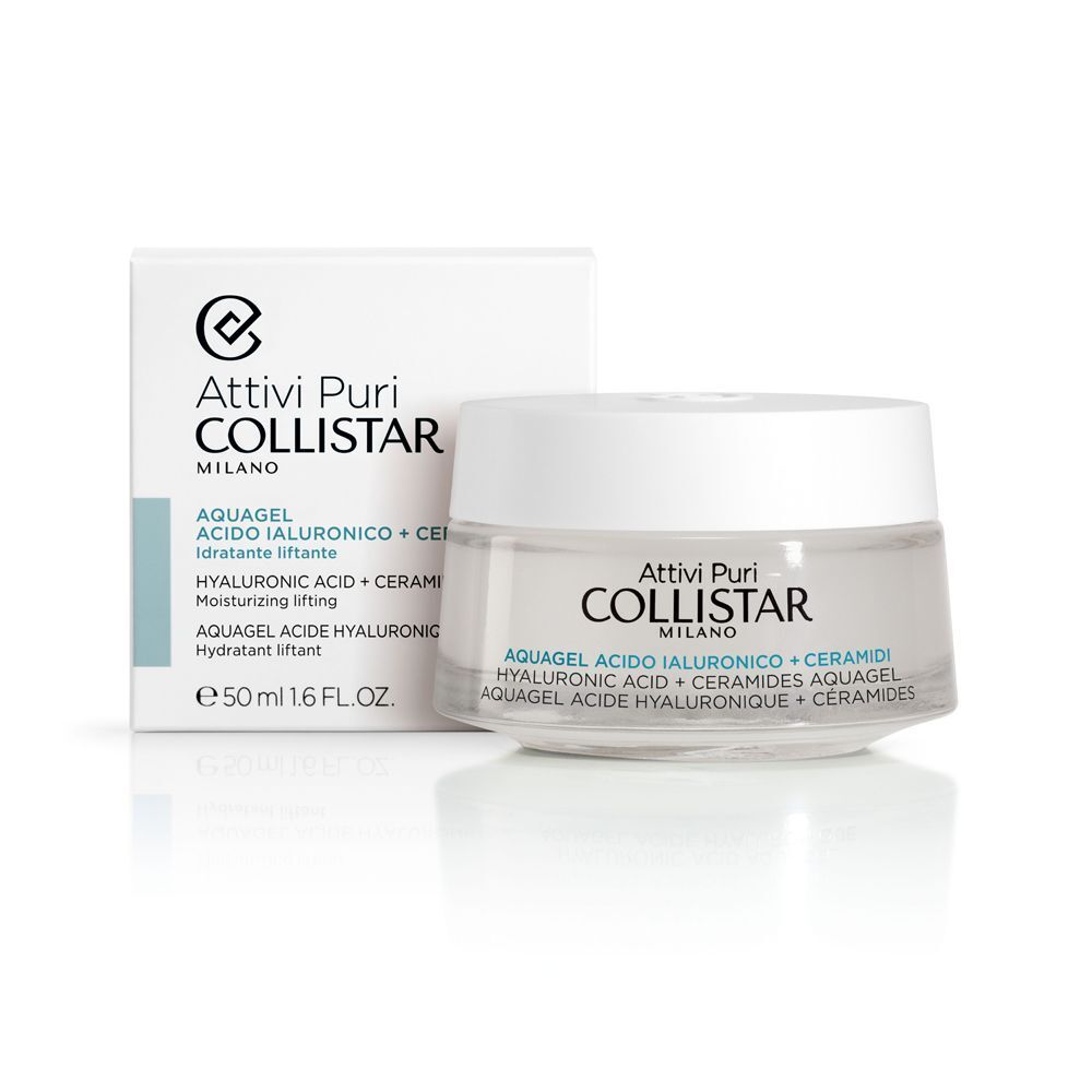 Collistar Aquagel Acido Ialuronico + Ceramidi in vasetto di vetro con scatola, 50ml.