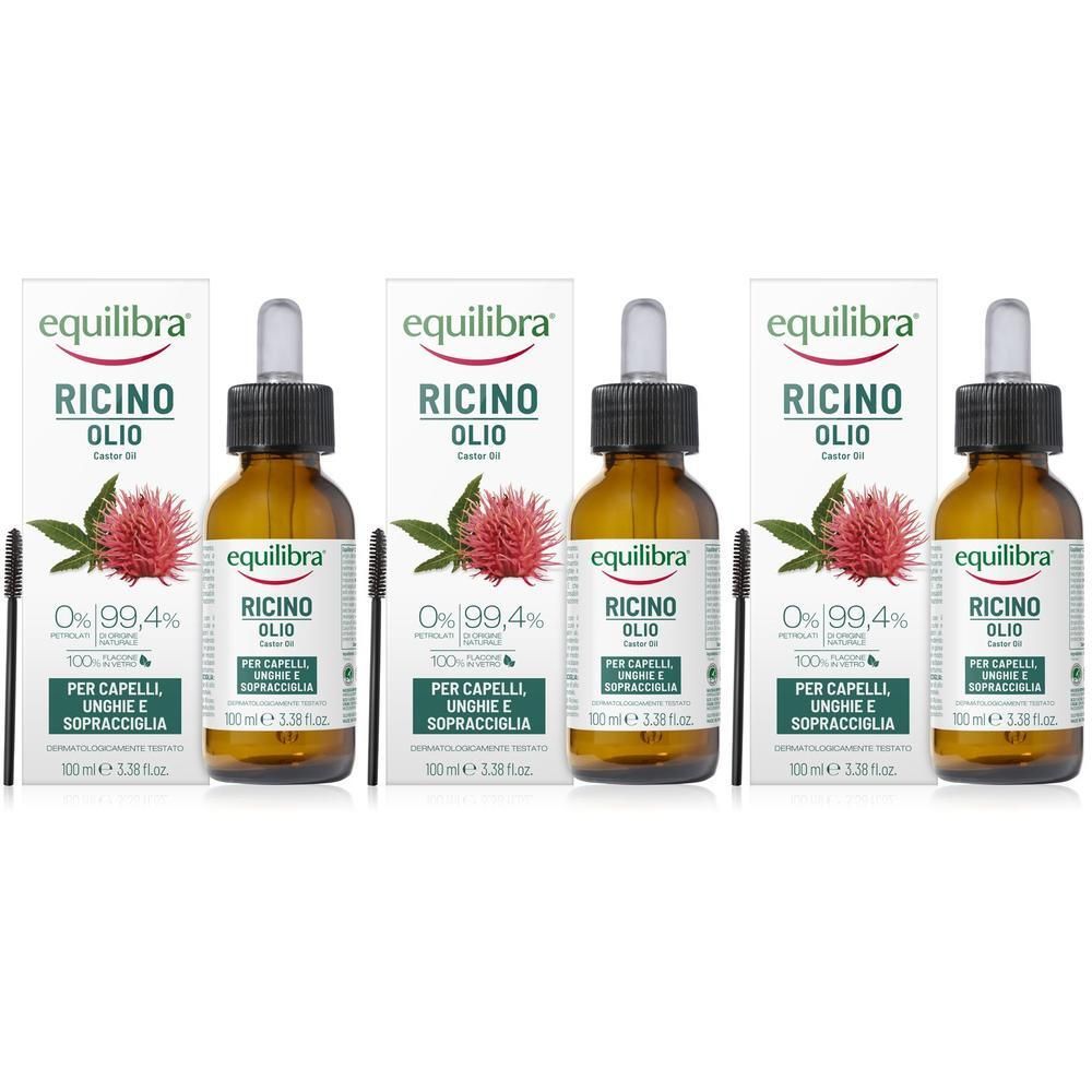 Equilibra Olio di Ricino Capelli Unghie Sopracciglia