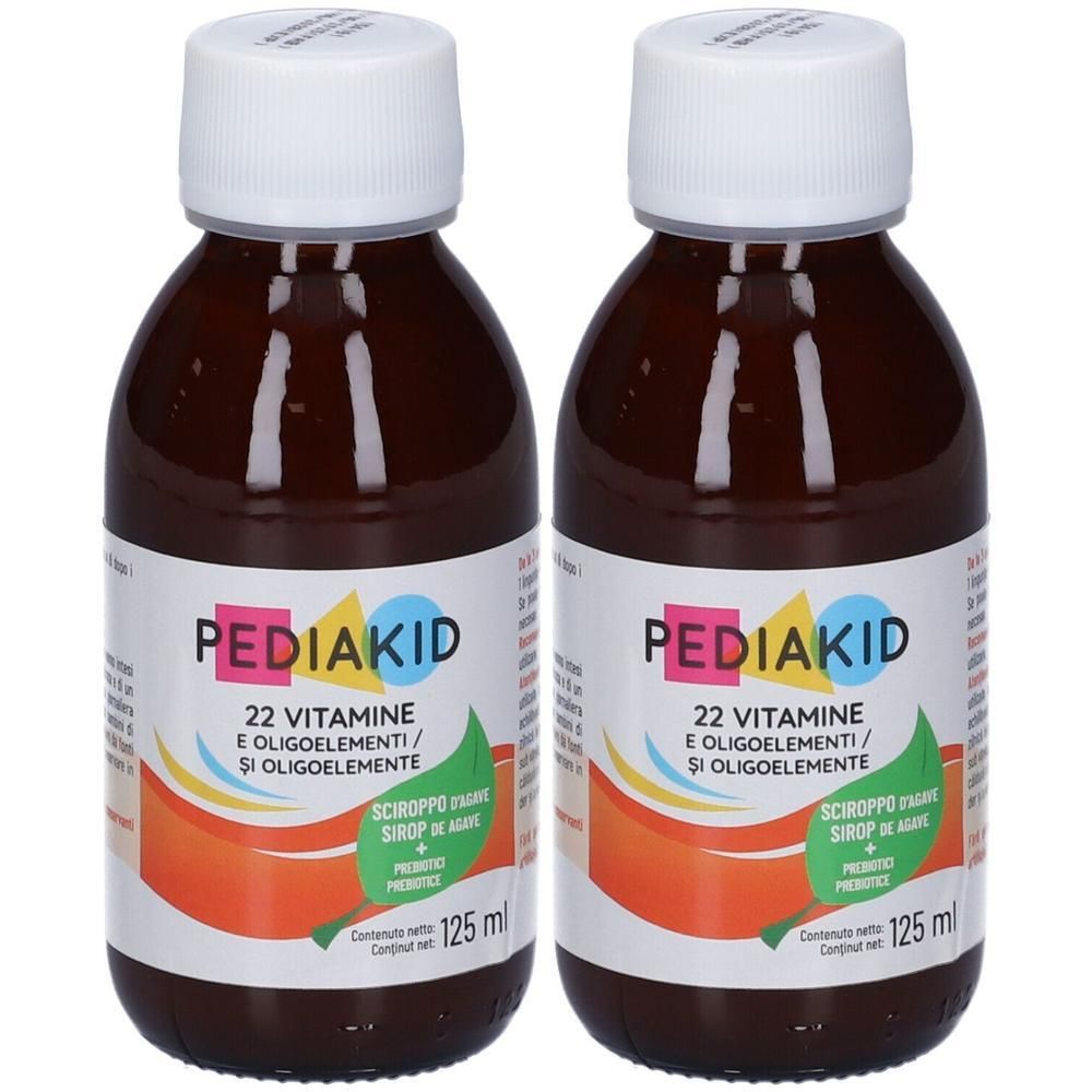 Pediakid 22 Vitamine E Oligoelementi Sciroppo 125 Ml