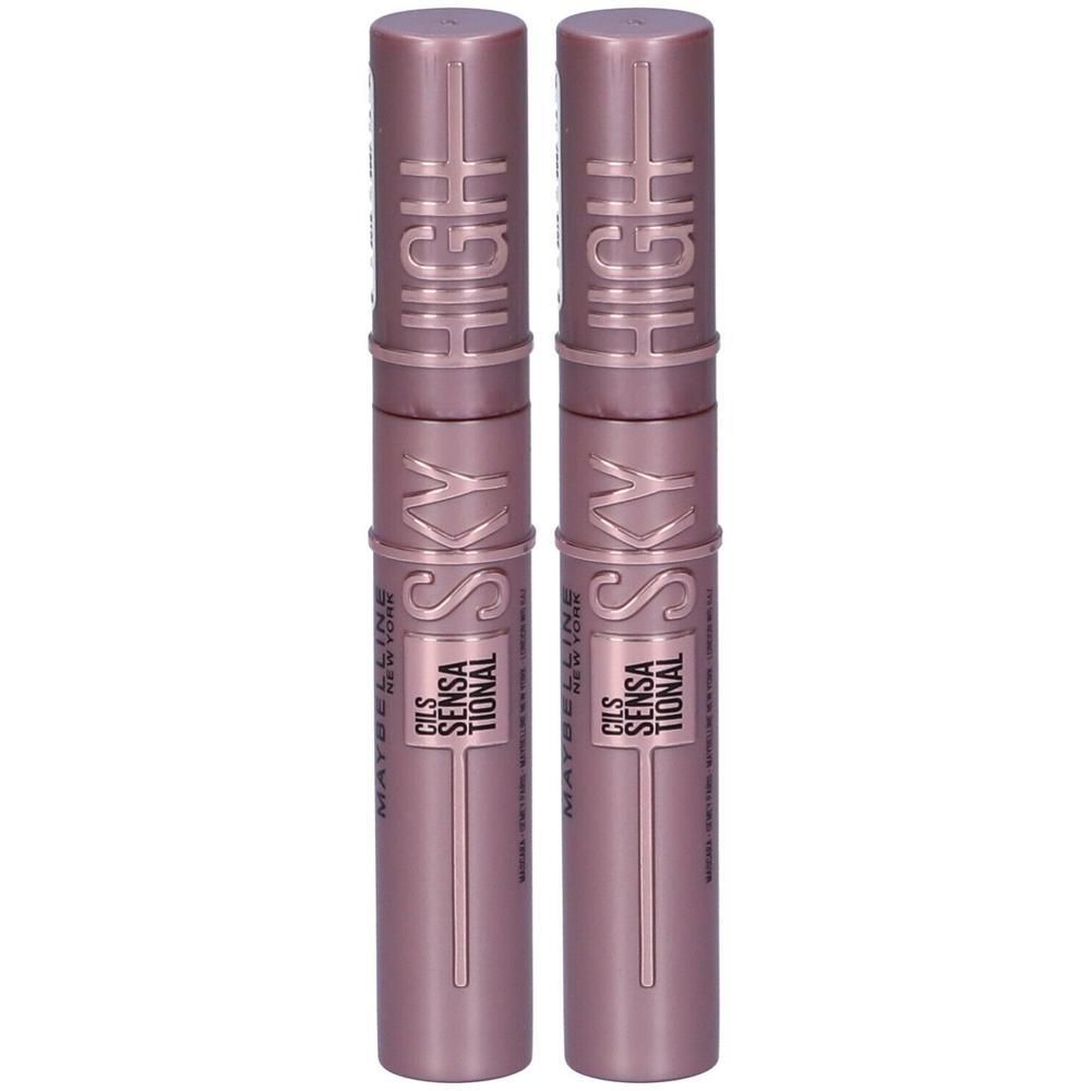 Maybelline New York Sky High Mascara, Volume Intenso e Lunghezza Autentica, Black