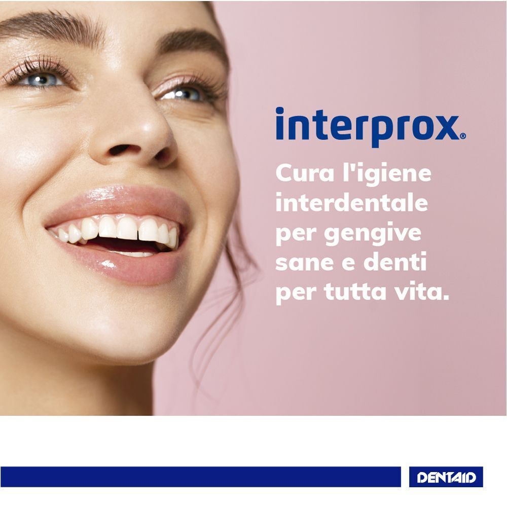 Interprox  Plus Mini 6 Scovolini Gialli Anti-Placca e Anti-Carie per spazi interdentali piccoli-medi  (PHD 14)