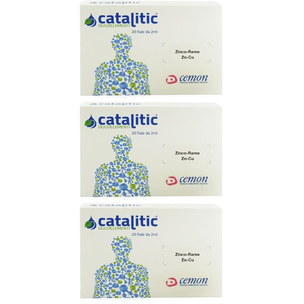 Catalitic Oligoelementi Zinco Rame Zn-Cu 20 Fiale 2 Ml