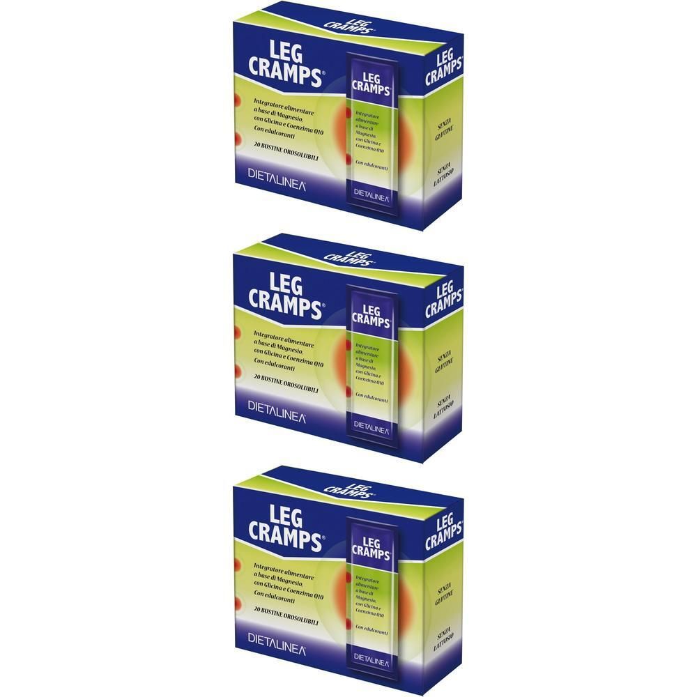 Leg Cramps 20 Bustine Orosulubili Dietalinea 25 G