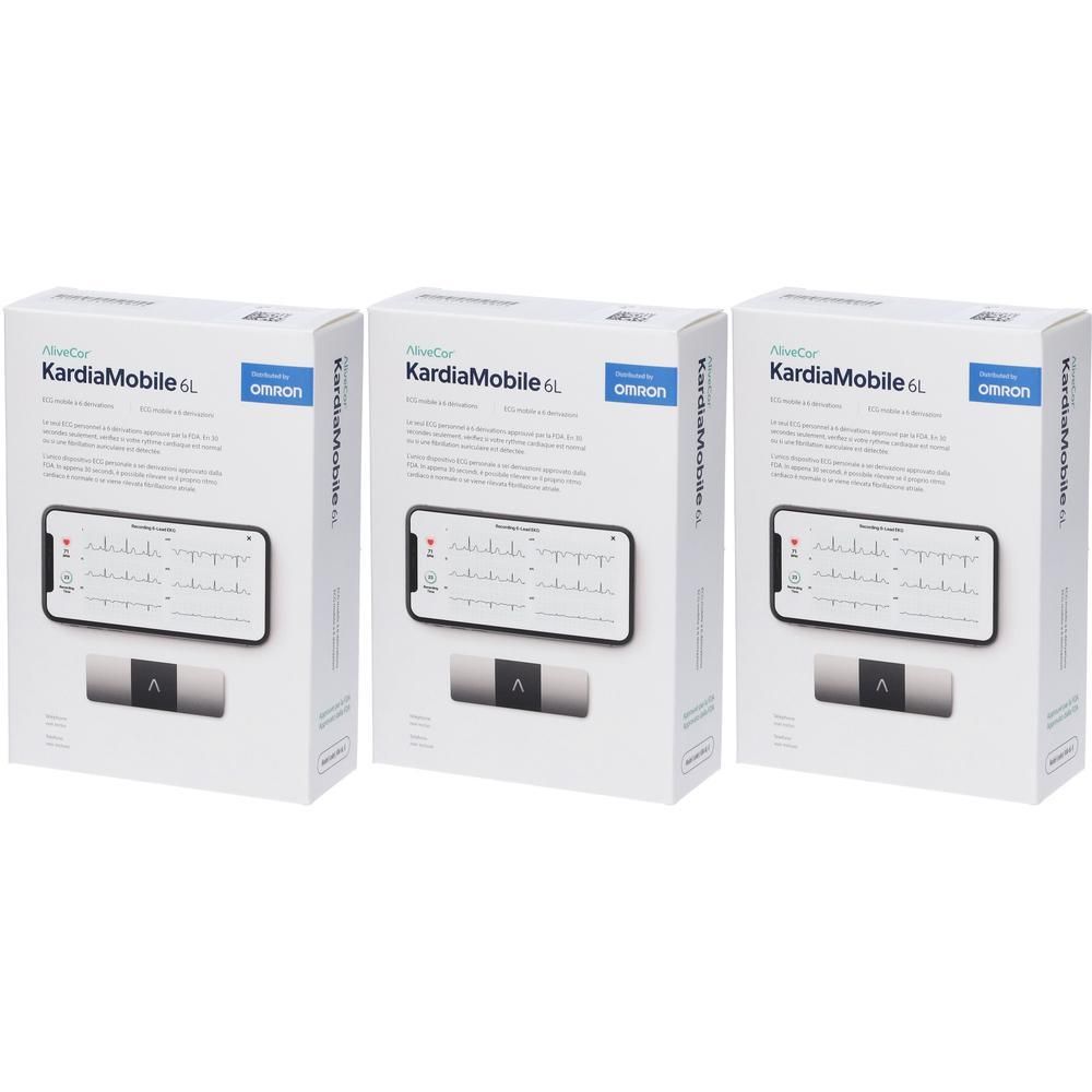 KardiaMobile 6L Elettrocardiogramma Tascabile