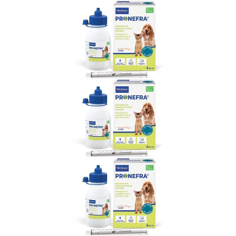 Virbac Pronefra Supporto Renale di Cani e Gatti 60ml