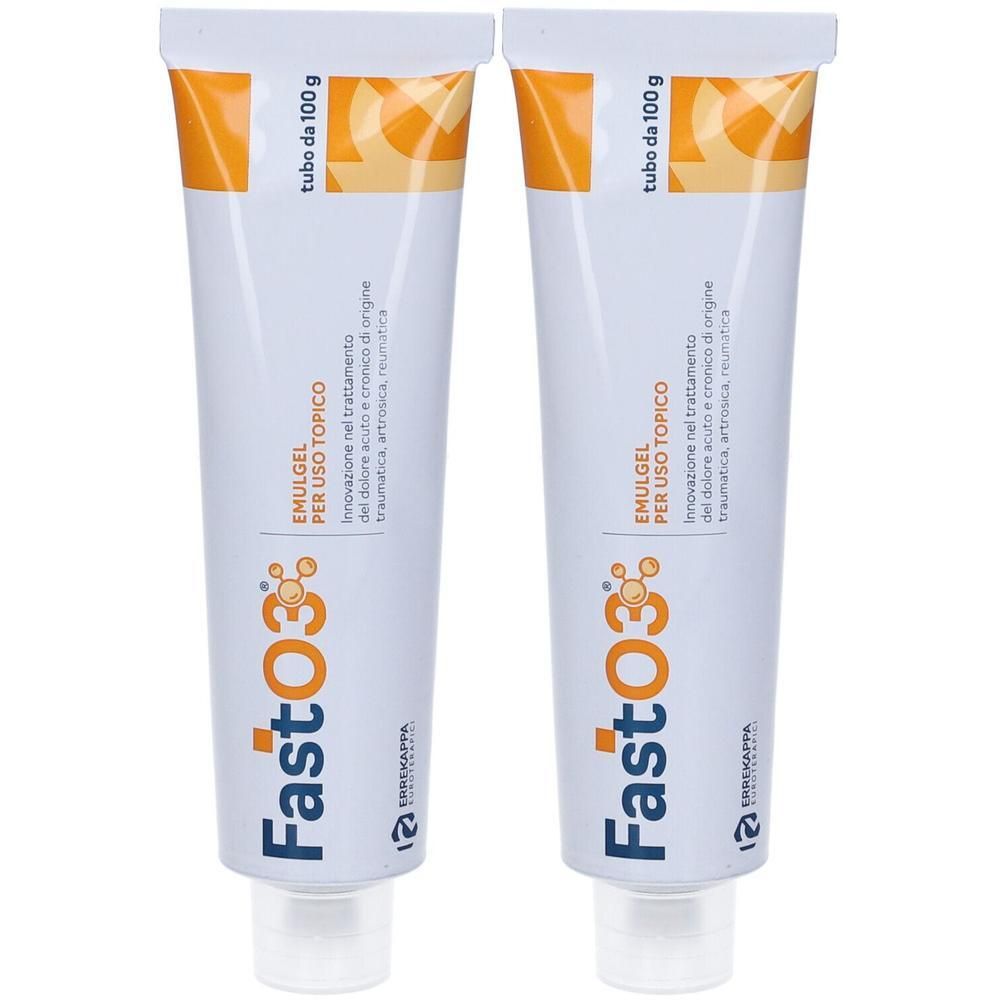 Due tubi di emulgel per uso topico, 100g.