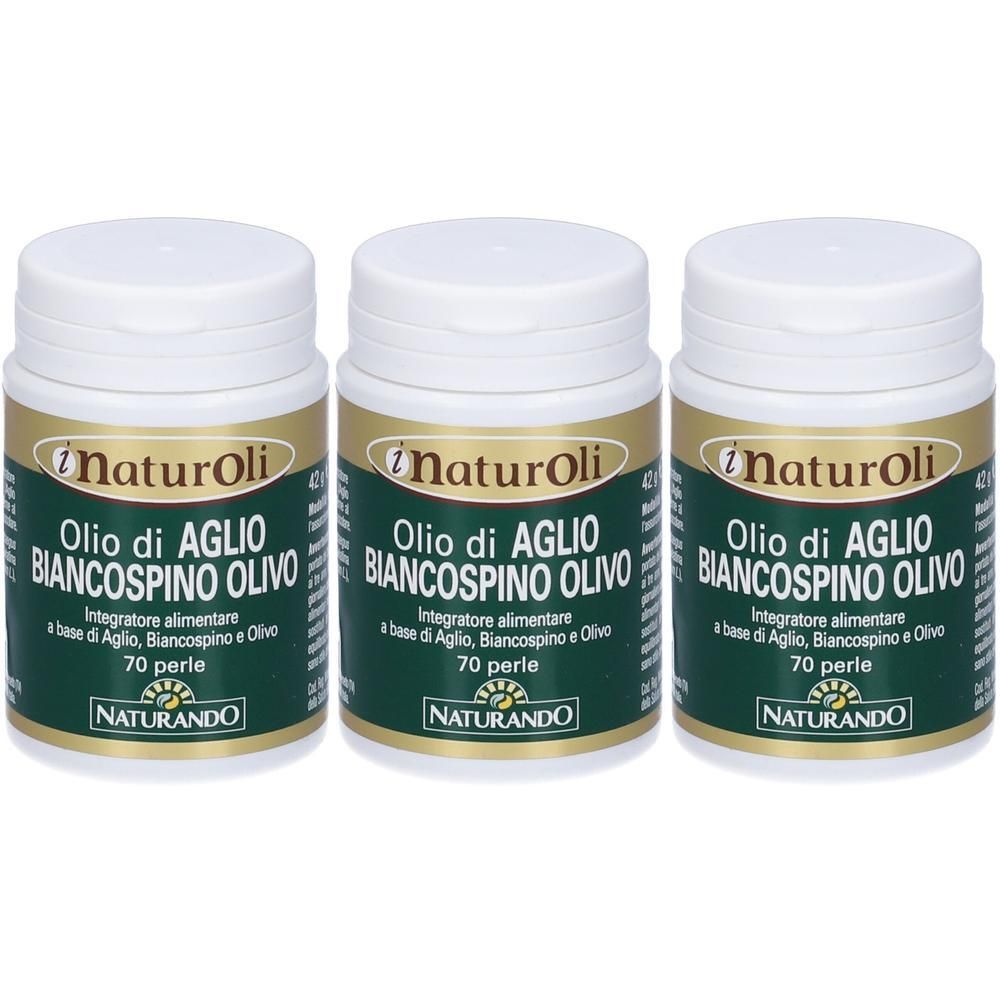 Naturoli Olio Di Aglio Biancospino Olivo 70 Perle-image