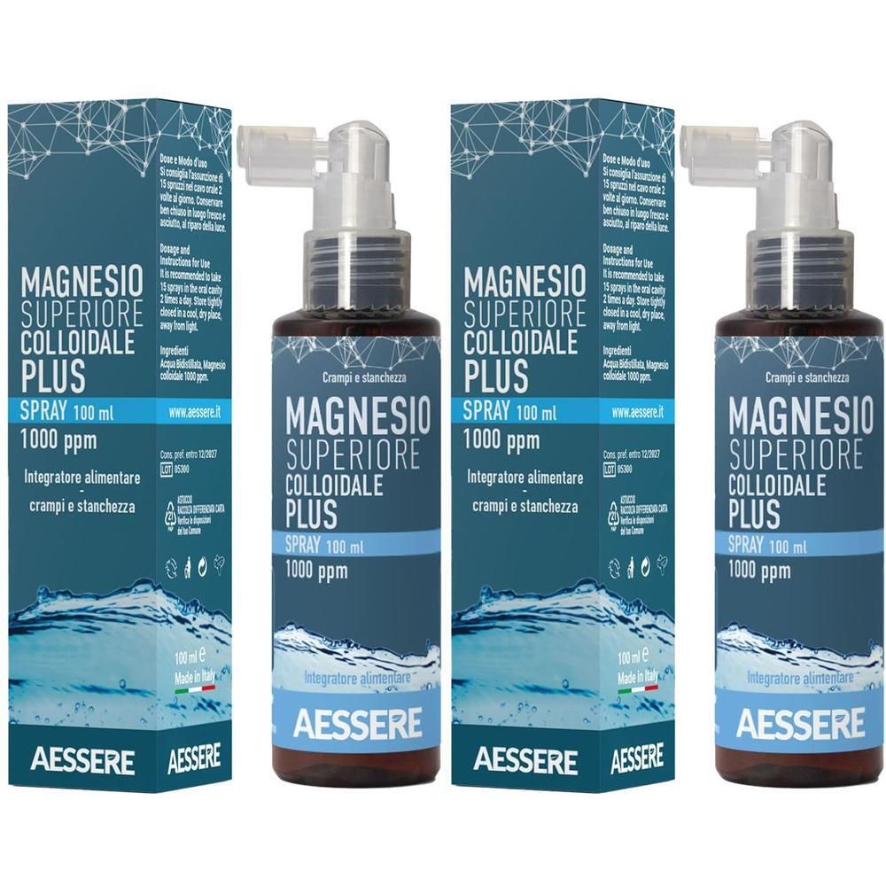 Magnesio Superiore Colloidale Plus Spray 1000 Ppm 100 Ml