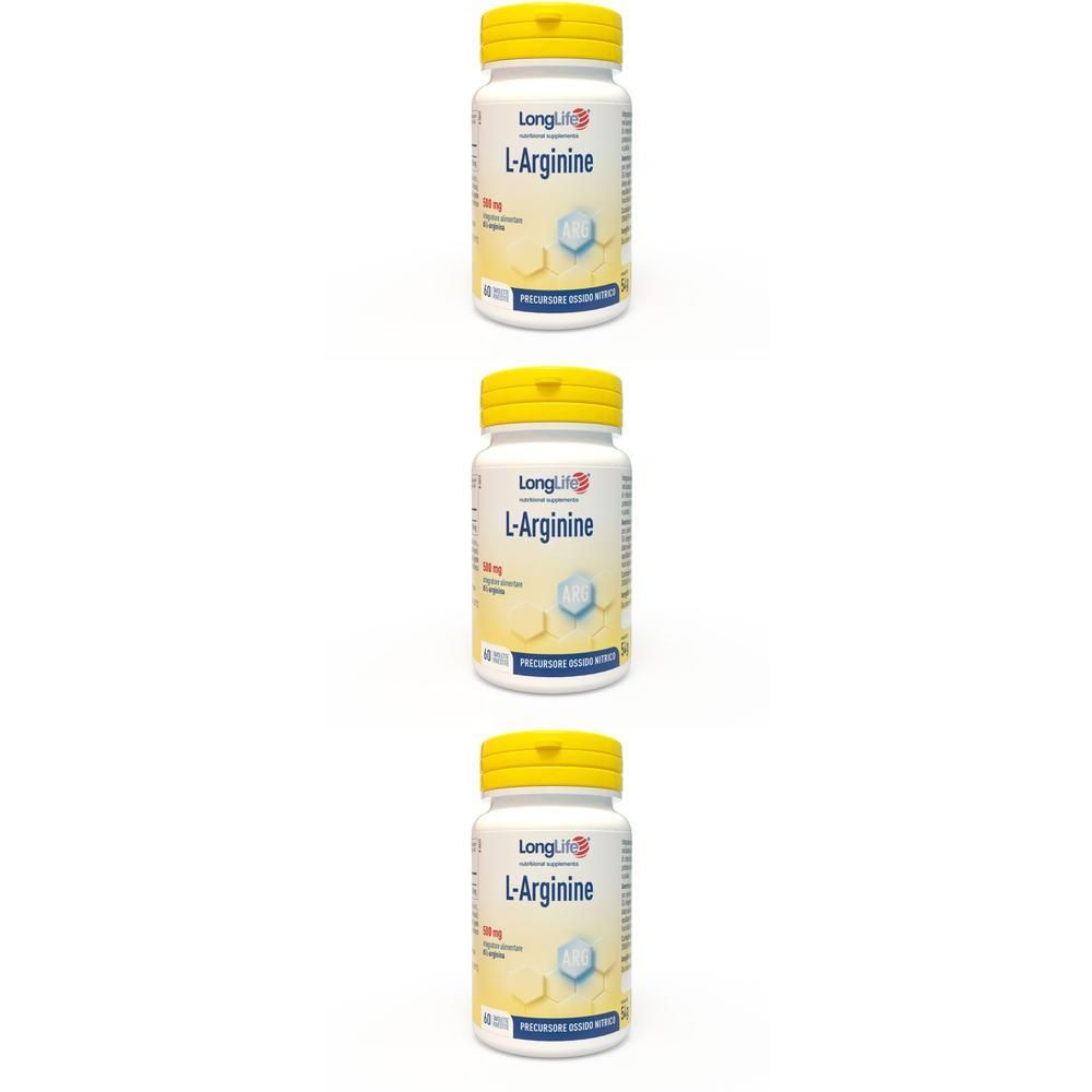 LongLife L-Arginine 500mg Tavolette