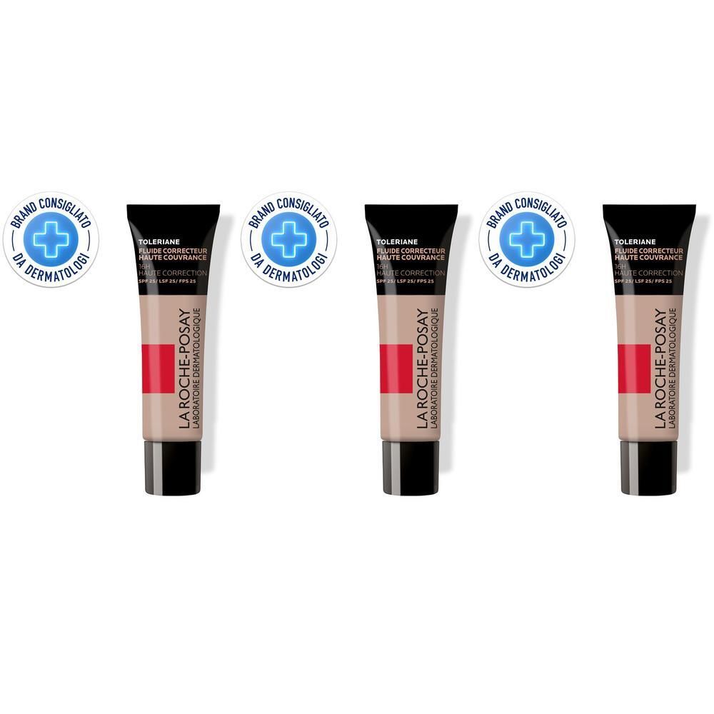 La Roche-Posay Toleriane Fondotinta Fluido Correttore Alta Coprenza 12 30 ml