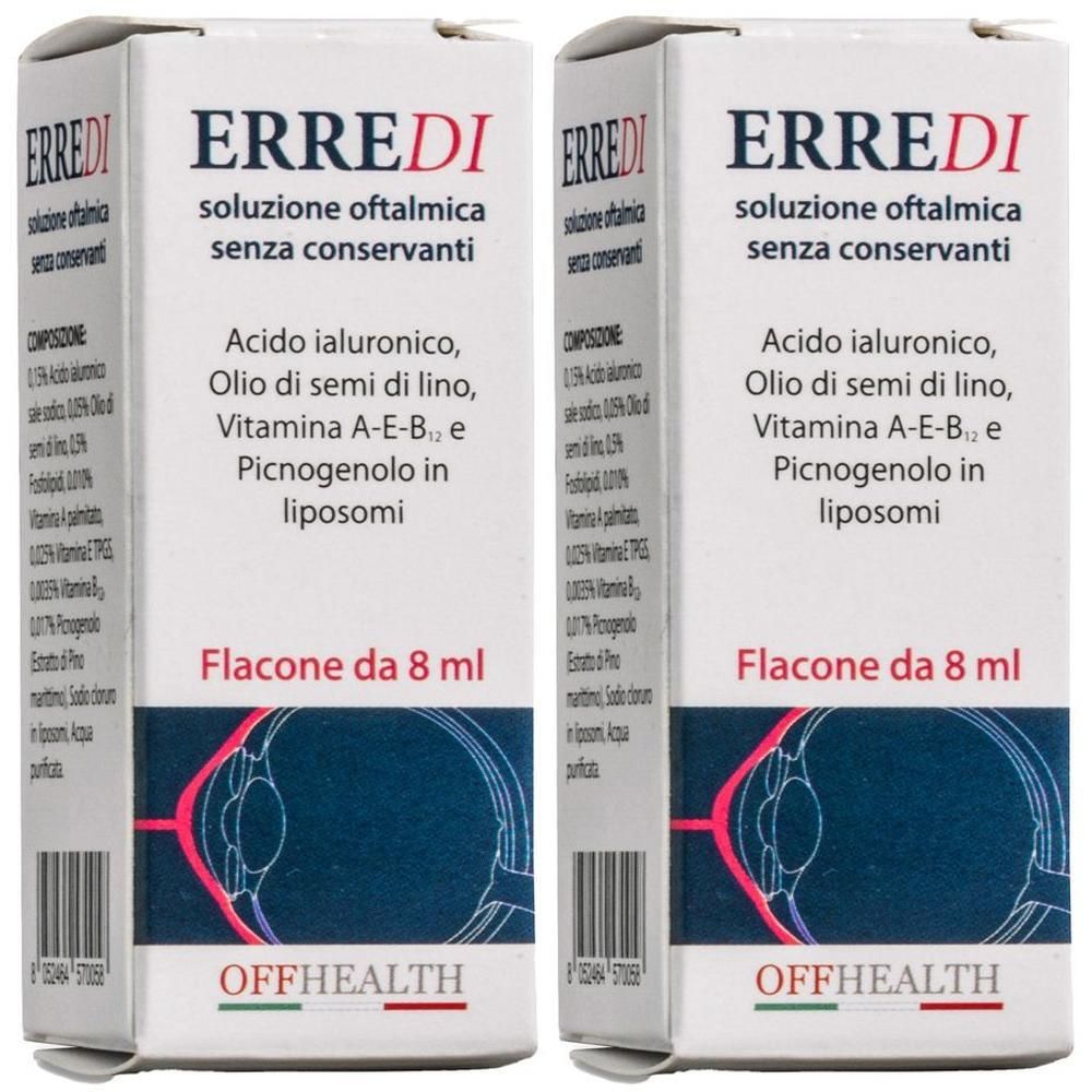 Erredi Soluzione Oftalmica Senza Conservanti 8 Ml