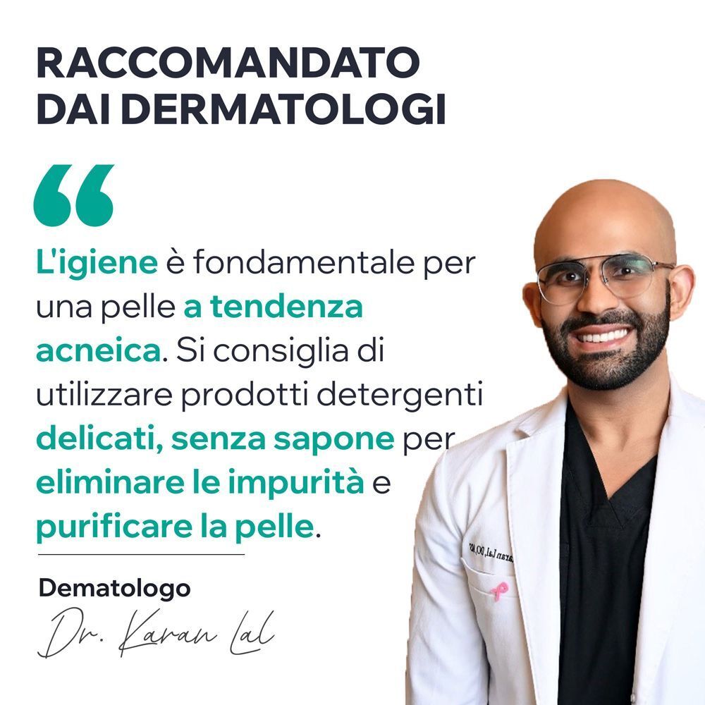 URIAGE HYSEAC Gel detergente anti-imperfezioni viso e corpo, pelle grassa, lucida, acneica