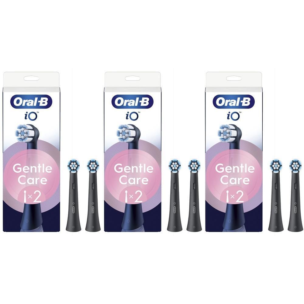 Oralb Power Ricarica Io Gentle Clean Black 2 Pezzi
