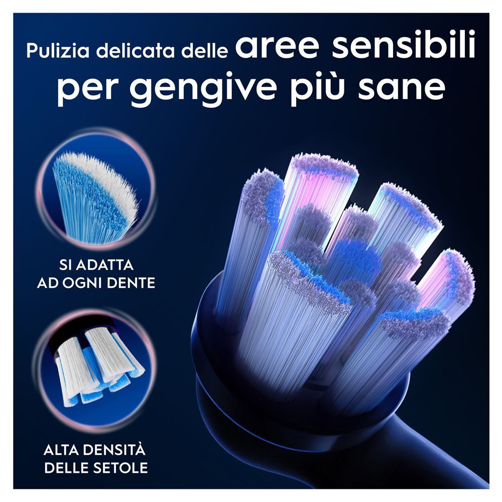 Oralb Power Ricarica Io Gentle Clean Black 2 Pezzi