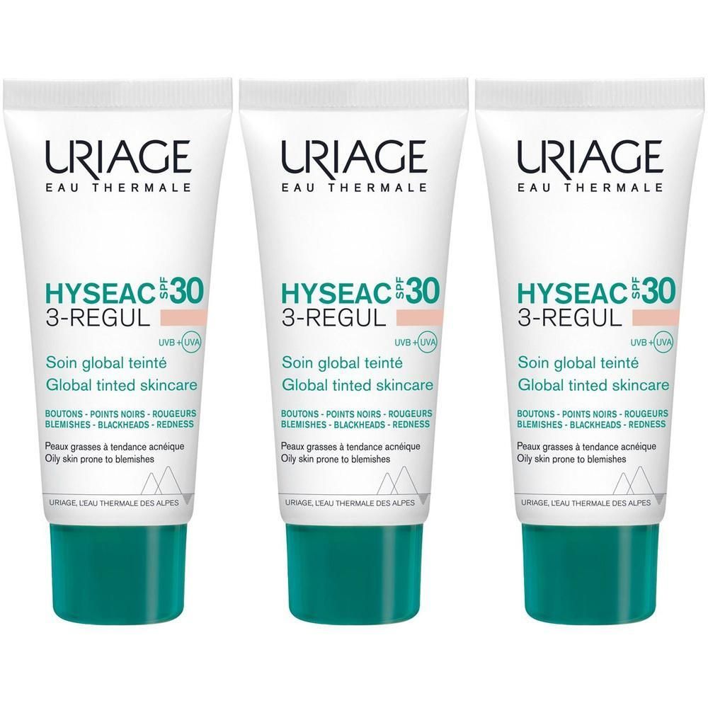 URIAGE HYSEAC 3-REGUL+ Trattamento anti-imperfezioni colorato SPF30 pelle grassa, acneica