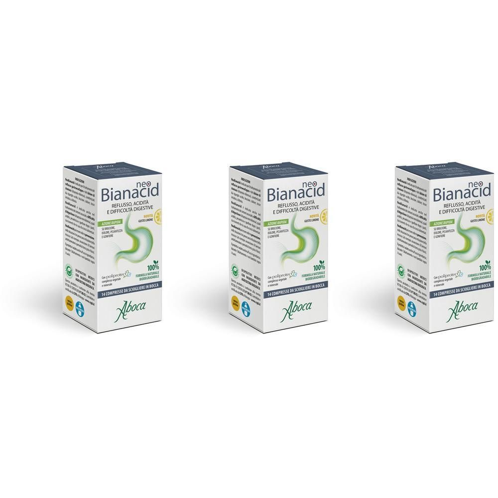 Neobianacid 14 Compresse Gusto Limone