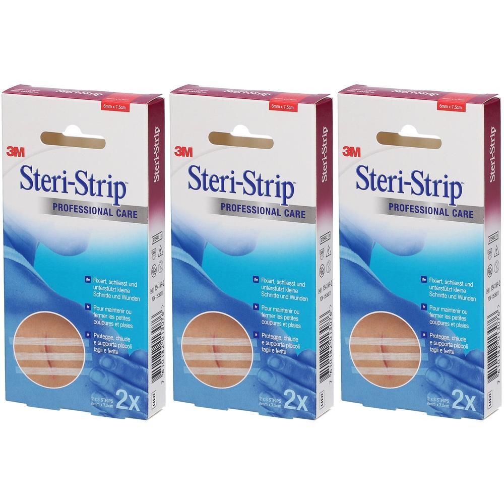 3M Steri-Strip Suture cutanee adesive 6x75 mm