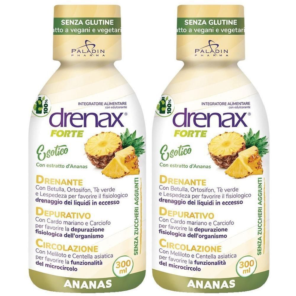 Drenax Forte Esotico Con Estratto D'Ananas 300 Ml