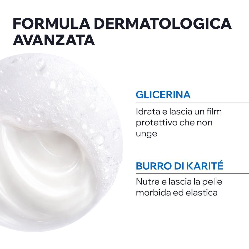 Formula Uriage Derm-Phy crema lavante con glicerina e burro di karité. Idrata e nutre.
