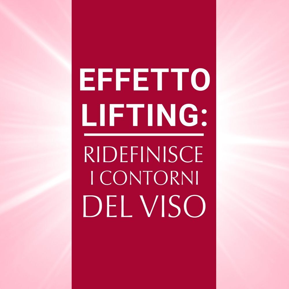 Testo che evidenzia l'effetto lifting: ridefinisce i contorni del viso.