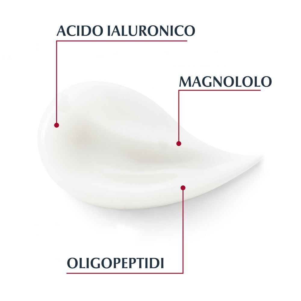 Texture crema con acido ialuronico, magnololo e oligopeptidi.
