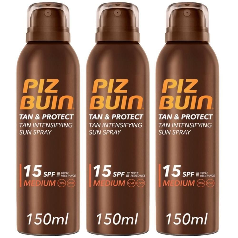 Piz Buin Tan & Protect Spray Abbronzante con Protezione SPF 15