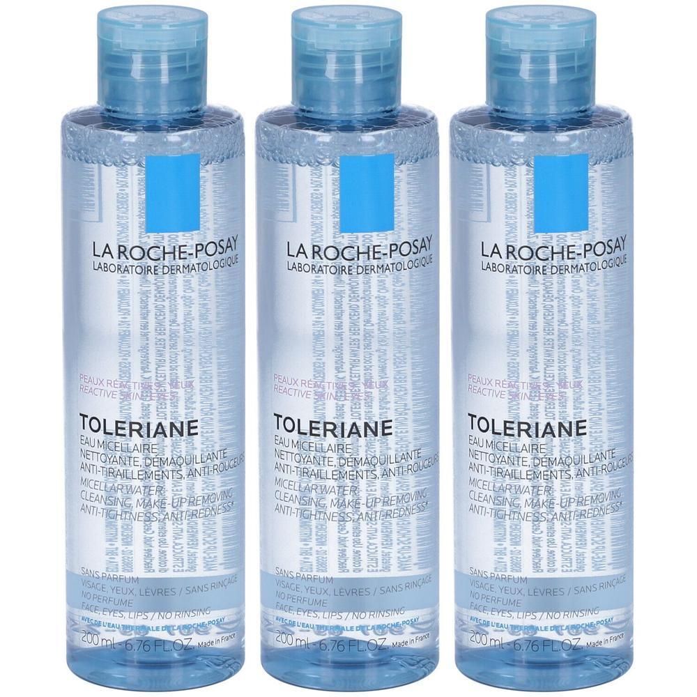 La Roche-Posay Toleriane Acqua micellare pelle reattiva 200 ml Detergente, struccante, anti-secchezza, anti-arrossamento