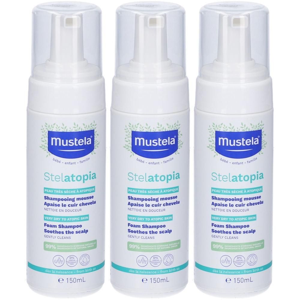 Mustela® Mousse Stelatopia Shampoo Mousse Detersione Quotidiana Pelle Atopica