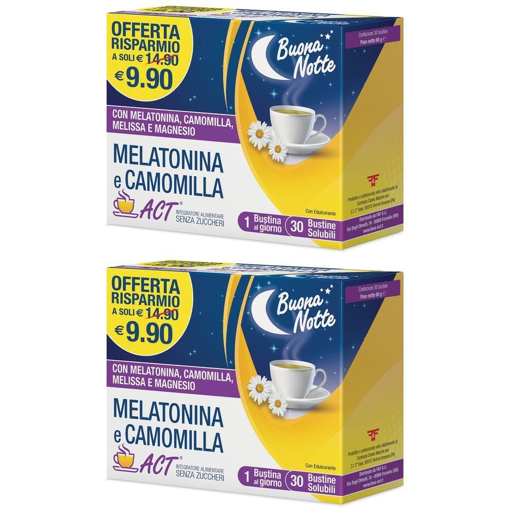 Melatonina E Camomilla Act