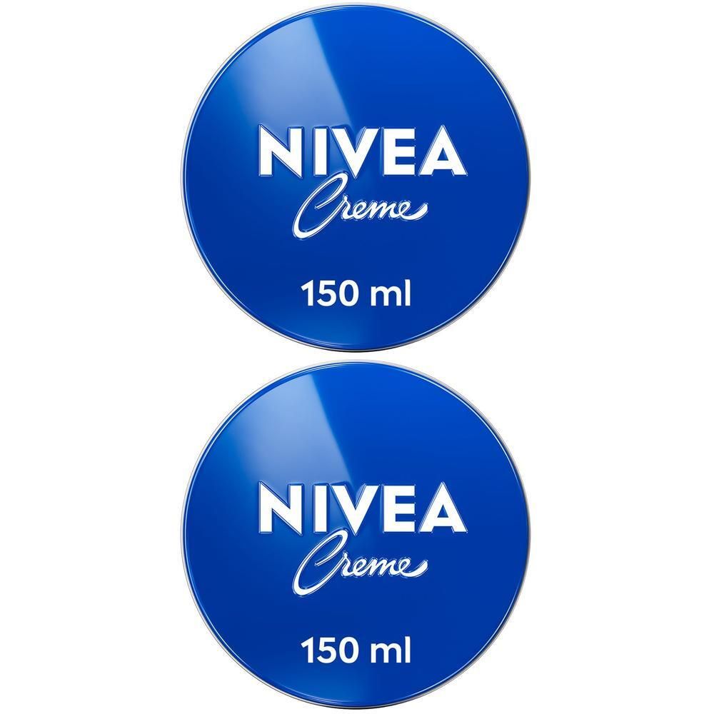 Nivea Creme 150 ml, Crema idratante corpo, viso e mani multiuso con Eucerit, Glicerina e Pantenolo