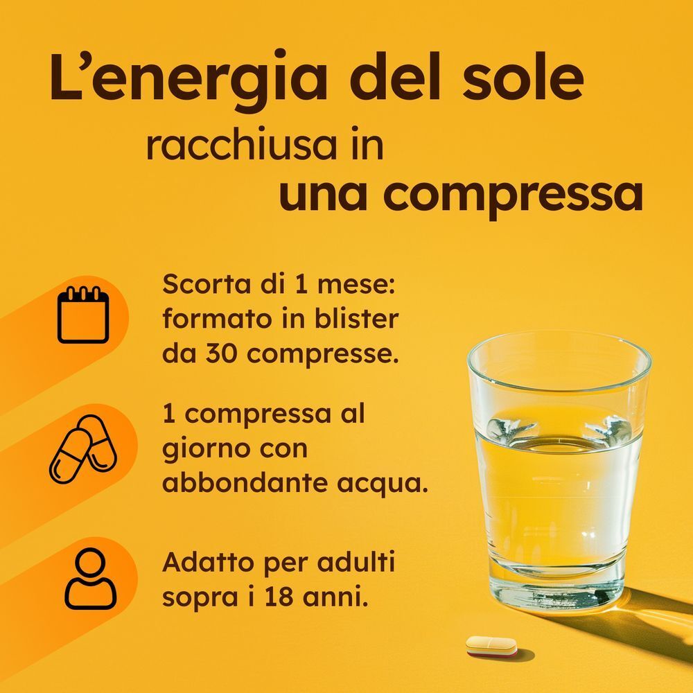 Supradyn Expert Vitamina D: 30 compresse in blister, una compressa al giorno con acqua.