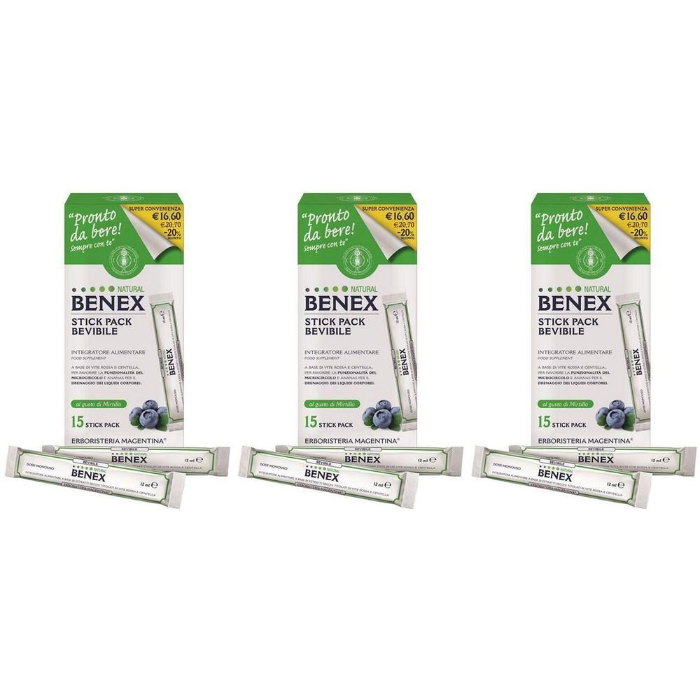 Erboristeria Magentina Benex Stick Pack Bevibile