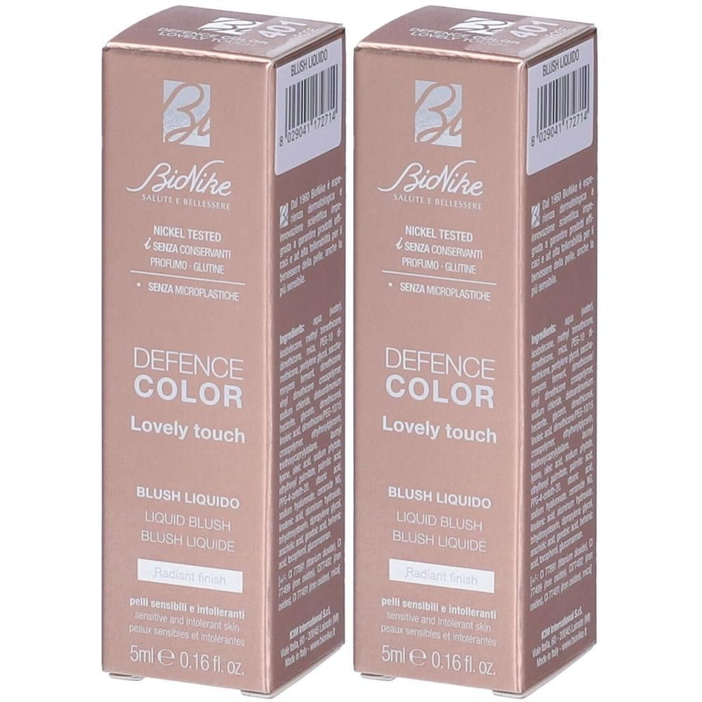 Bionike Defence Color Lovely Touch Blush Liquido Colore 401 Rose