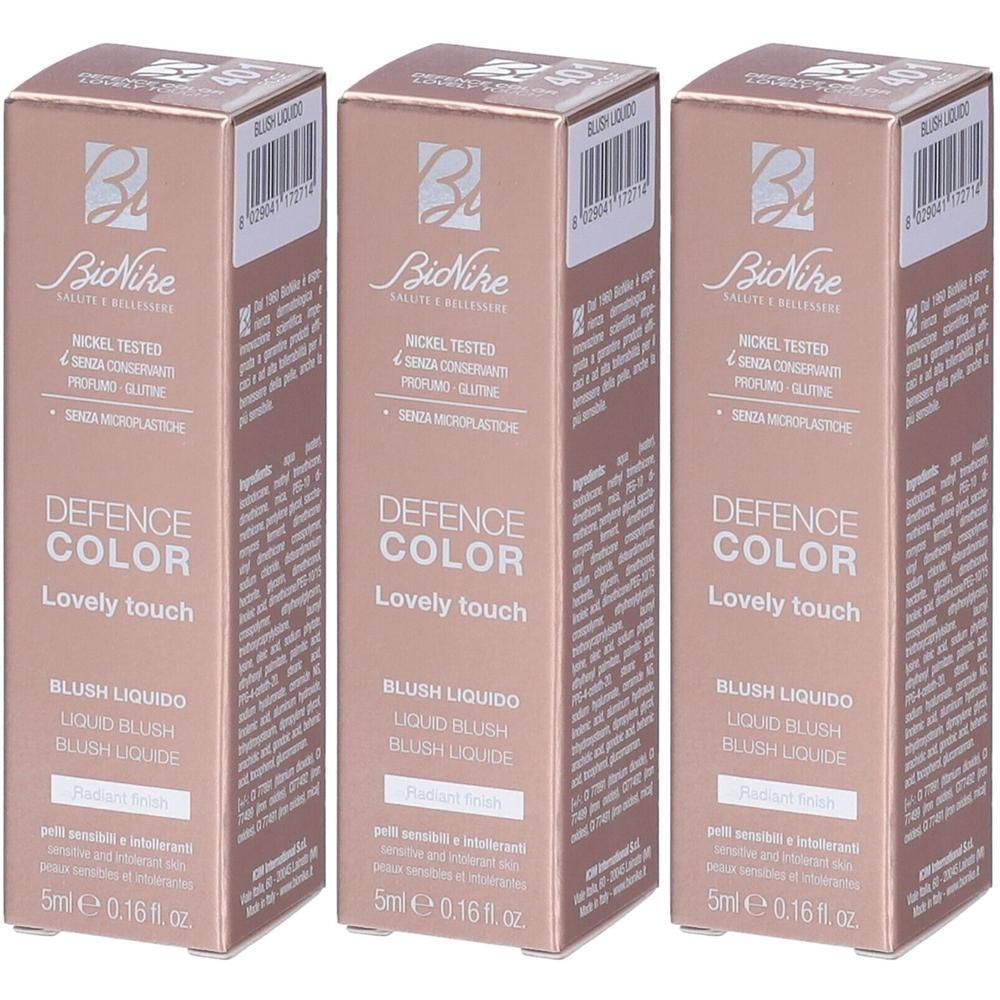 Bionike Defence Color Lovely Touch Blush Liquido Colore 401 Rose