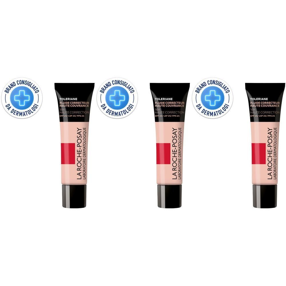 La Roche-Posay Toleriane Fondotinta Fluido Correttore Alta Coprenza 8 30 ml