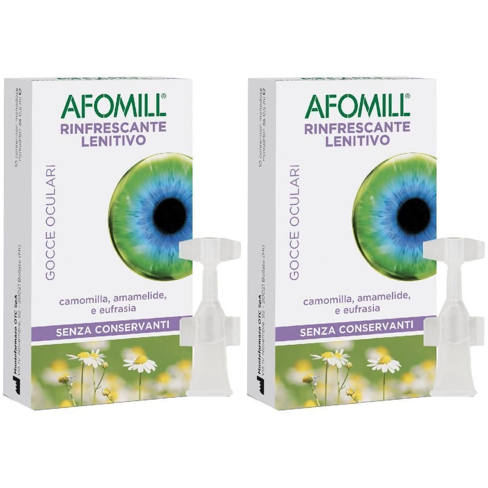 AFOMILL® Rinfrescante Lenitivo Gocce Oculari 10 Monodose