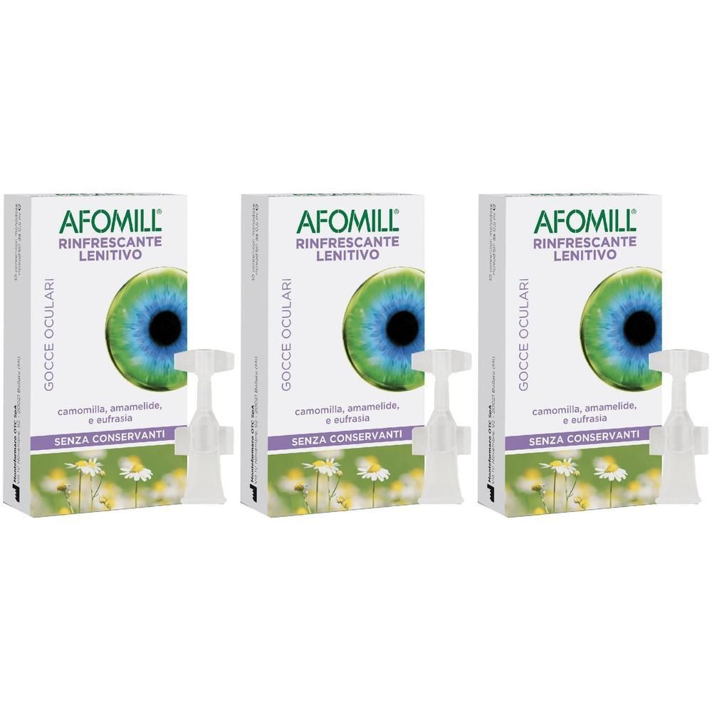 AFOMILL® Rinfrescante Lenitivo Gocce Oculari 10 Monodose