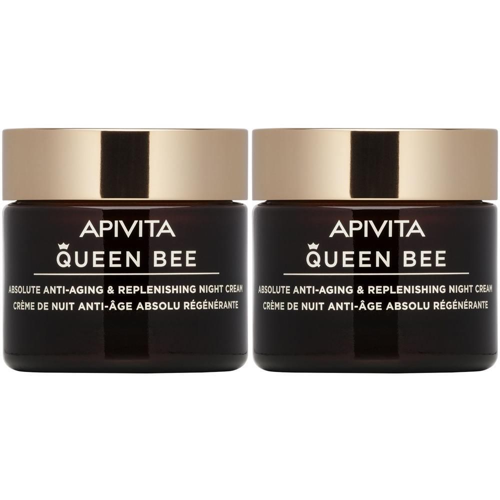 Apivita Queen Bee Crema Viso Notte Antietà Assoluta e Rimpolpante