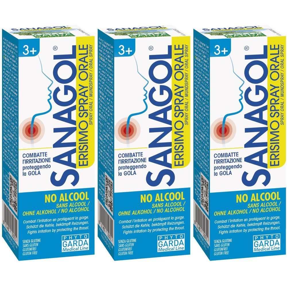 Sanagol Spray Erisimo Senza Alcool 20 Ml