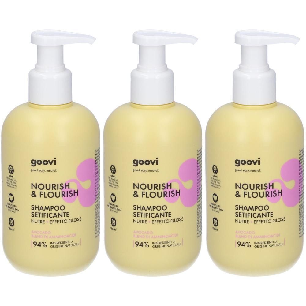 Goovi Nourish & Flourish Shampoo Setificante