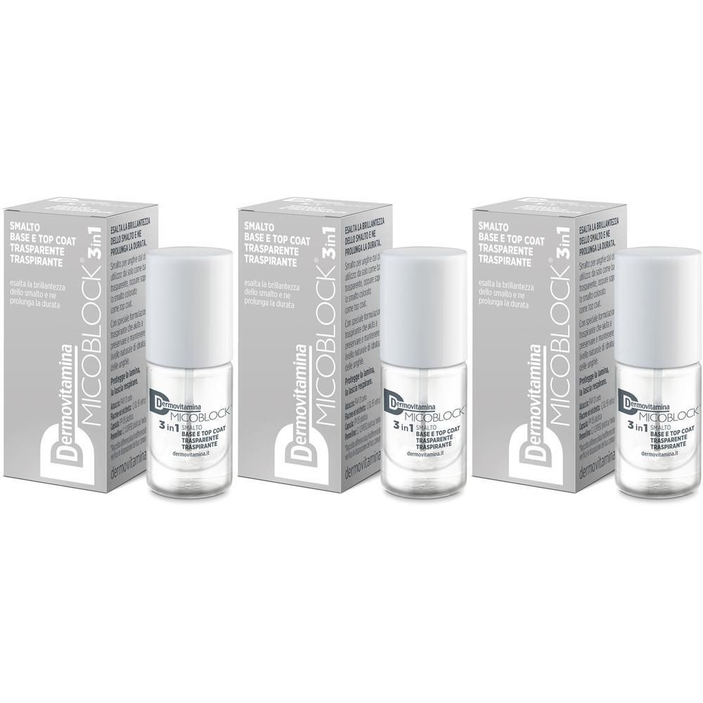 Dermovitamina Micoblock® 3 in 1 Smalto Base e Top Coat