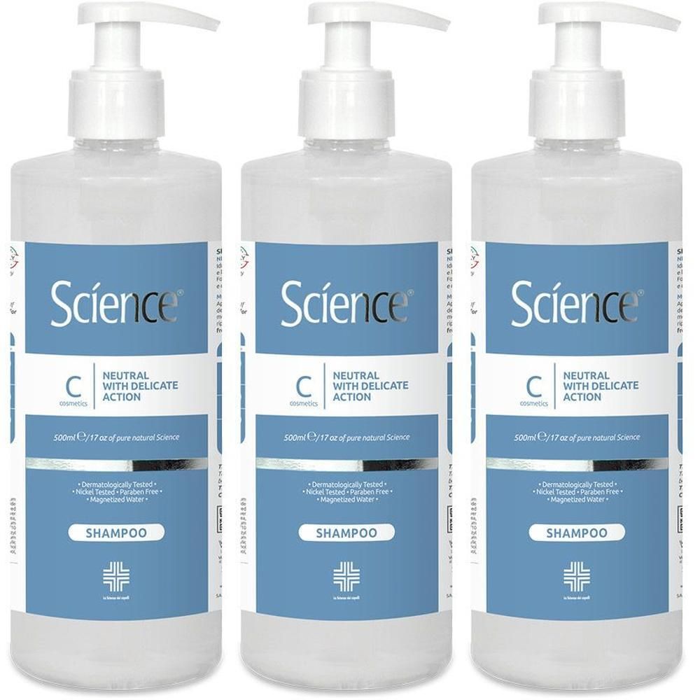 Science Hair Care Shampoo Neutro ad Azione Delicata 500ml