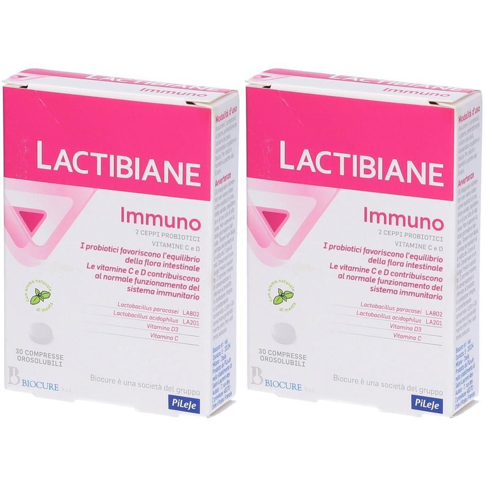 Biocure Lactibiane Immuno Compresse Orosolubili