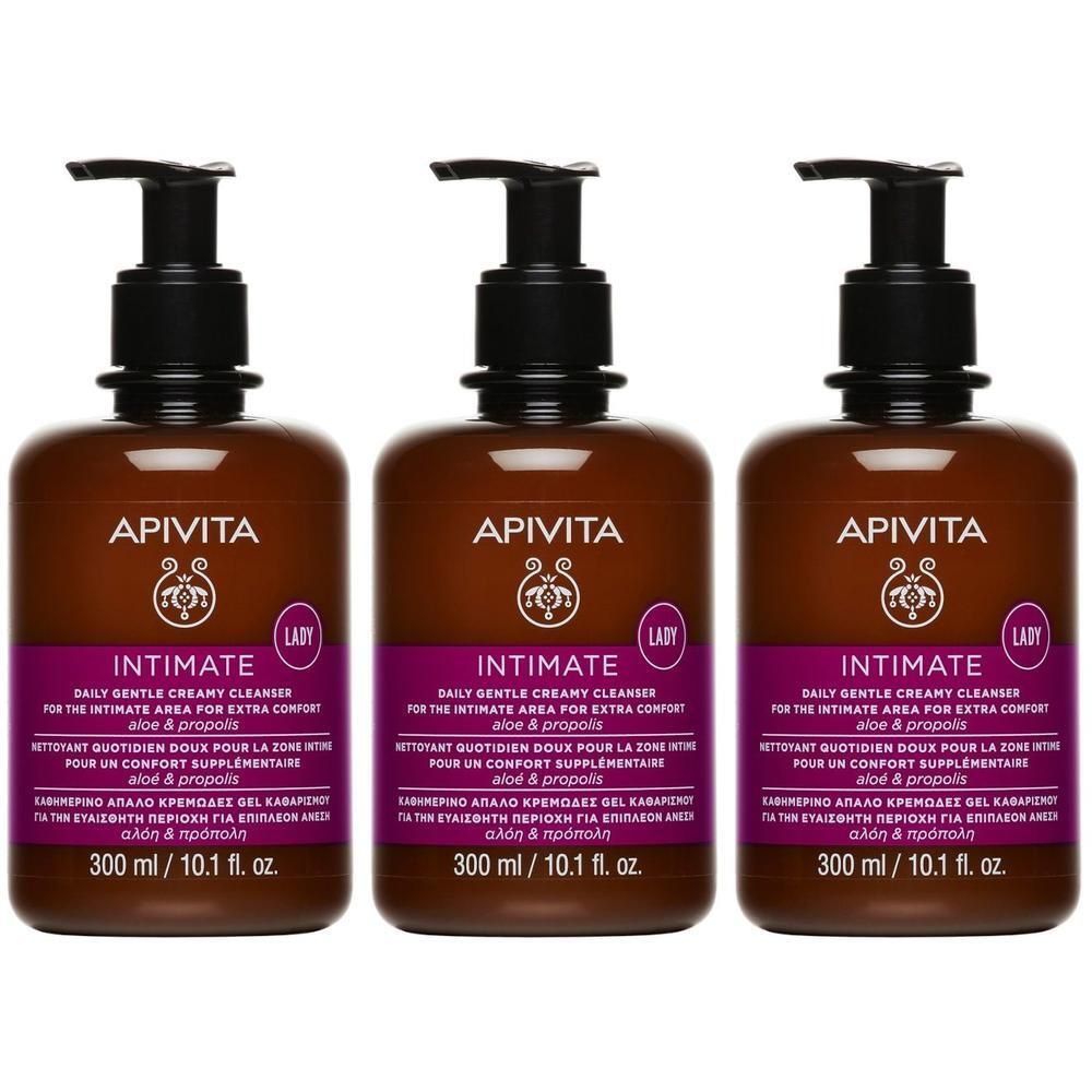 Apivita Intimate Lady Detergente intimo delicato contro la secchezza adatto in menopausa